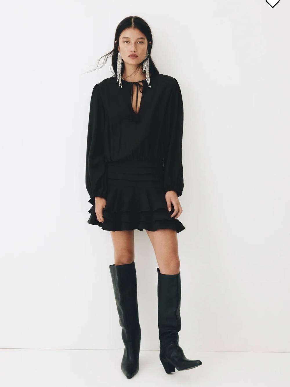New! H&M Dark grey Mini Dress - Picture 2 of 4